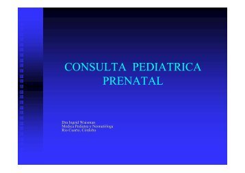 CONSULTA PEDIATRICA PRENATAL