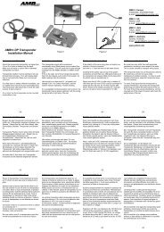 AMBrc DP Transponder Installation Manual - Race Control