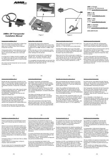AMBrc DP Transponder Installation Manual - Race Control