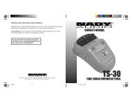 Owners Manual TS-30 (PDF) - Bill Lewington Ltd.