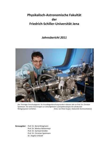 Physikalisch-Astronomische Fakultät der Friedrich-Schiller ...