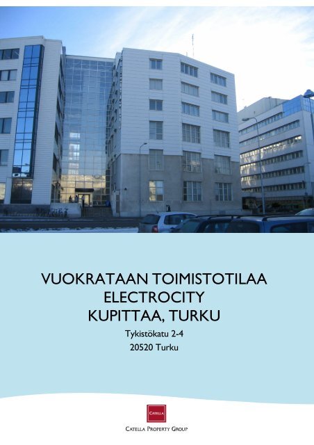 vuokrataan toimistotilaa electrocity kupittaa, turku - Toimitilat.fi