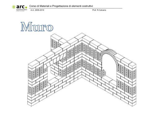 Corso di Materiali e Progettazione di elementi costruttivi