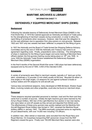Naval History-Defensively Equipped Merchant Ships (DEMS) no71.pdf