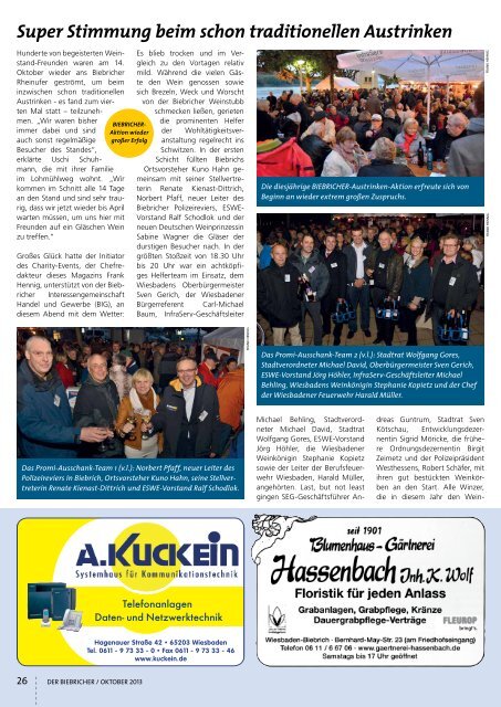 DER BIEBRICHER, Ausgabe 263, Oktober 2013