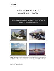 Environmental Plan - BASF Asia Pacific