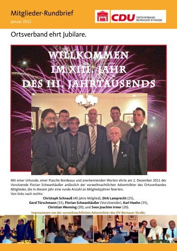Rundbrief Januar 2012 - CDU Ortsverband Bernauer Straße