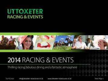 2013RACEDAY HOSPITALITY - Uttoxeter Racecourse