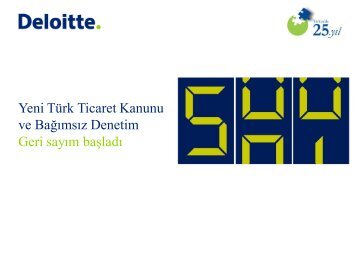 Yeni TÃ¼rk Ticaret Kanunu ve BaÄÄ±msÄ±z Denetim (PDF)(denetimnet.net)