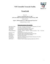 Master Document (PDF only) - Teragridforum.org