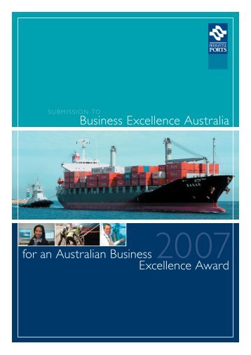 Australian Business Excellence Awards submission - Fremantle Ports
