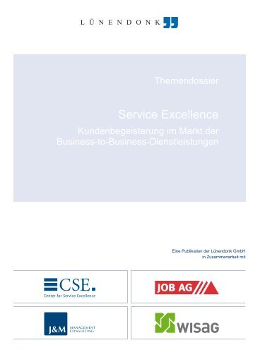 „Service Excellence“ (PDF). - Lünendonk-Shop