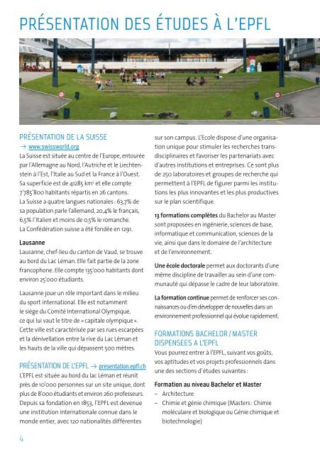 GUIDE DES ÃTUDES Ã L'EPFL - Master | EPFL