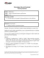 Polynomial Roller Coasters - The Futures Channel