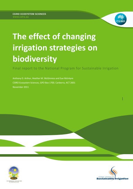 The effect of changing irrigation strategies on biodiversity.pdf