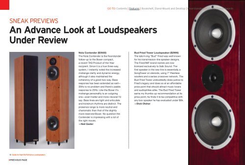 LOUDSPEAKERS