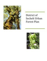 District of Sechelt Urban Forest Plan