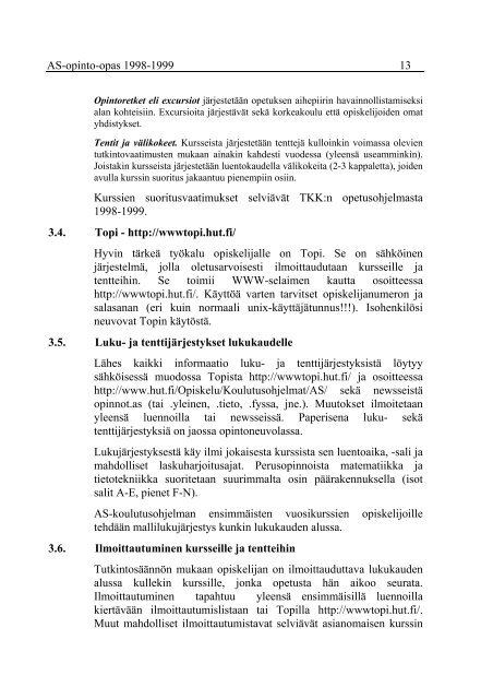 Teknillinen korkeakoulu Automaatio- ja systeemitekniikan osasto ...