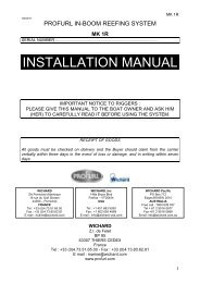 Installation manual MK1R - Profurl
