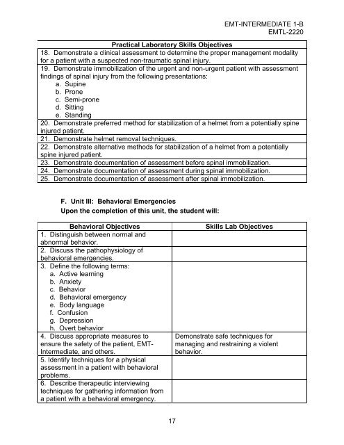 View Current Syllabus - Western Nebraska Community College