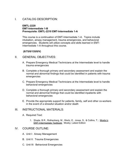 View Current Syllabus - Western Nebraska Community College