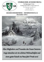 Allen Mitgliedern und Freunden des Grazer Senioren ... - FPÖ Graz