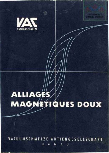 Materiaux magnÃ©tiques doux - Ultimheat