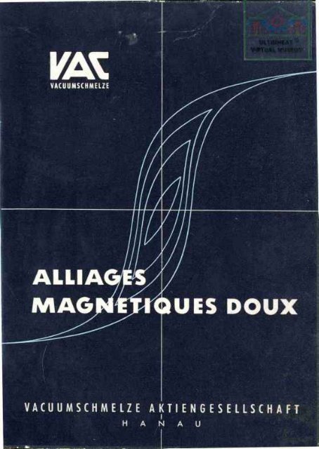 Materiaux magnÃ©tiques doux - Ultimheat