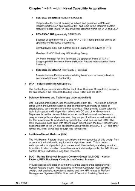 MAP-01-010 HFI Management Guide - Human Factors Integration ...