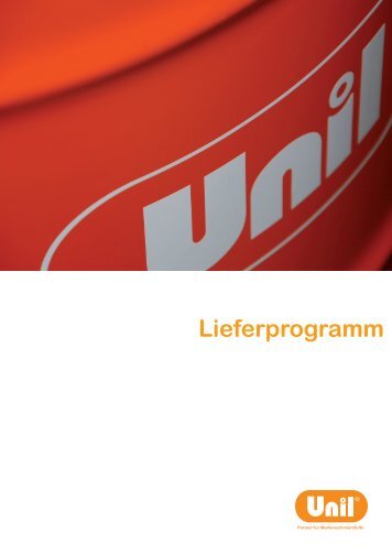 Lieferprogramm - Friedrich Scharr KG