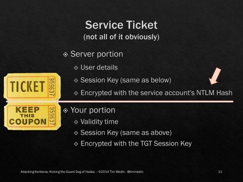 Kicking the Guard Dog of Hades - Attacking Microsoft Kerberos  - Tim Medin(1)