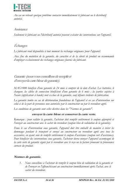 Manuale di utilizzo User manual Mode d'emploi - Ausilium