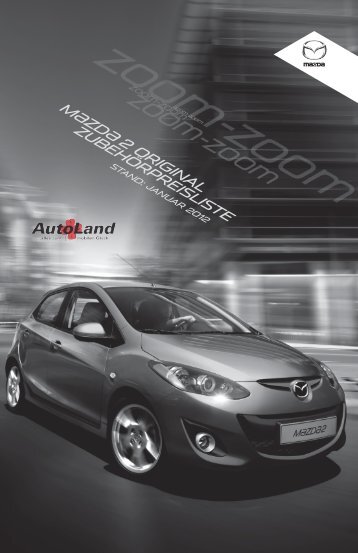 Preisliste - Mazda AutoLand