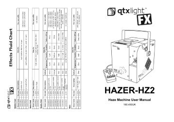 HAZER-HZ2 - Walker Sound Ltd.