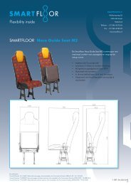 SMARTFLOOR Noco Guide Seat M2 Flexibility inside