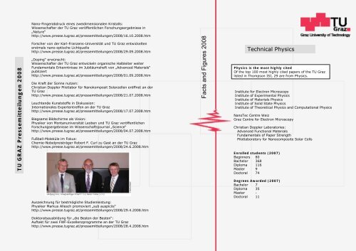 Facts and Figures 2008 - Institute of Solid State Physics - Graz ...