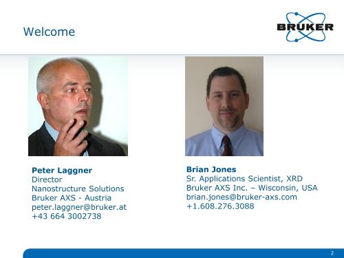 Bruker AXS Overview of Biological SAXS Webinar 20120614