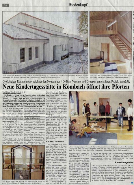Kindergarten Röddenau wie neu - Scheld-Bau GmbH, das ...
