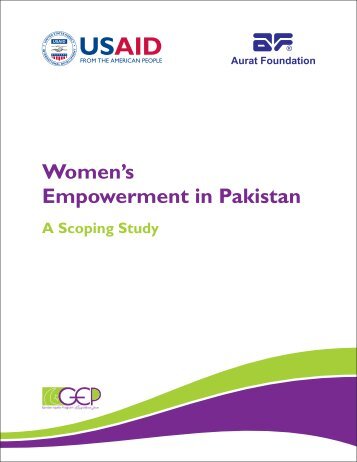 women's empowerment in - Aurat Foundation