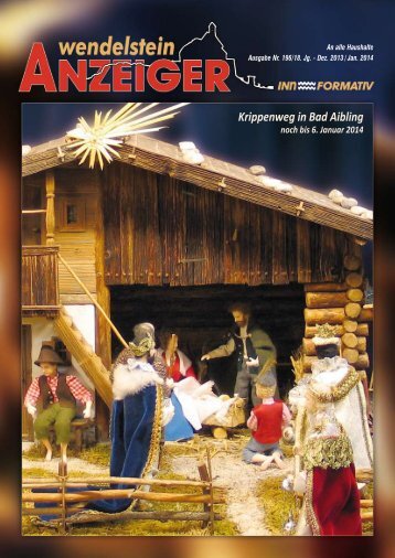 Weihnachts- und Silvesterausgabe 2013 - Wendelstein Anzeiger