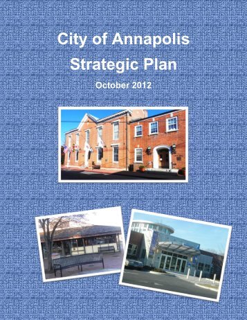 Strategic Plan for the City of Annapolis