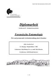 Diplomarbeit - Mark Benecke