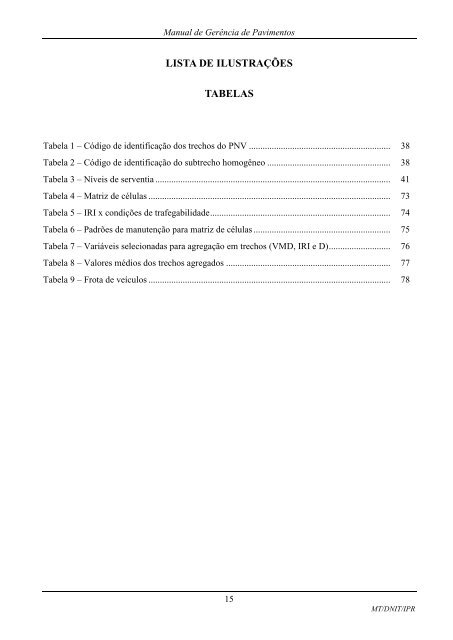 MANUAL DE GERÃNCIA DE PAVIMENTOS 2010 - IPR - Dnit