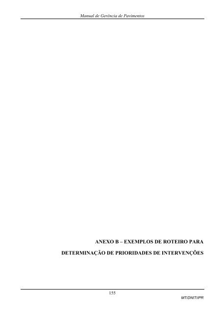 MANUAL DE GERÃNCIA DE PAVIMENTOS 2010 - IPR - Dnit