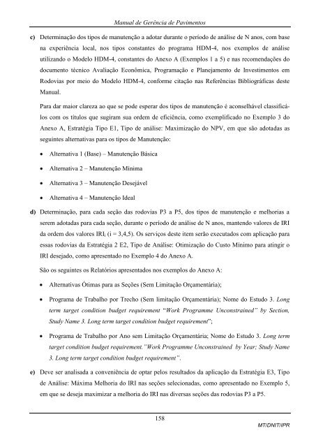 MANUAL DE GERÃNCIA DE PAVIMENTOS 2010 - IPR - Dnit