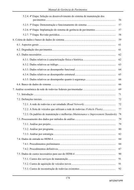 MANUAL DE GERÃNCIA DE PAVIMENTOS 2010 - IPR - Dnit