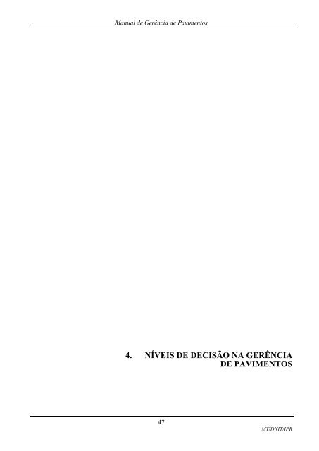 MANUAL DE GERÃNCIA DE PAVIMENTOS 2010 - IPR - Dnit