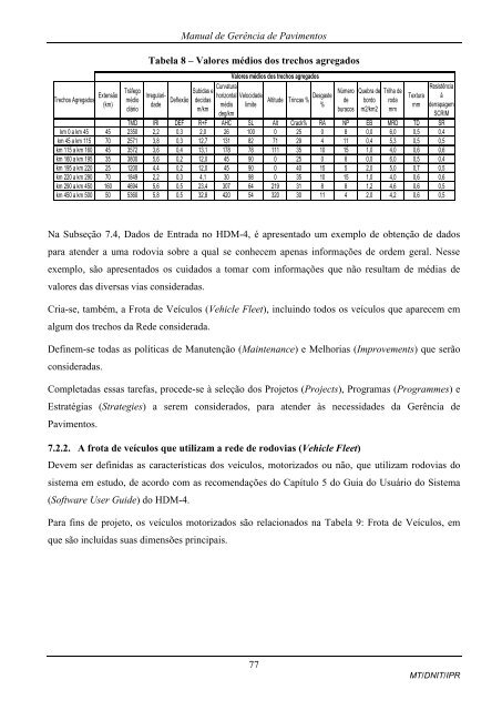 MANUAL DE GERÃNCIA DE PAVIMENTOS 2010 - IPR - Dnit