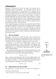 Chapter 8: Relaxation - The James Keeler Group