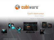 CubiTV Multi-screen - TV Connect